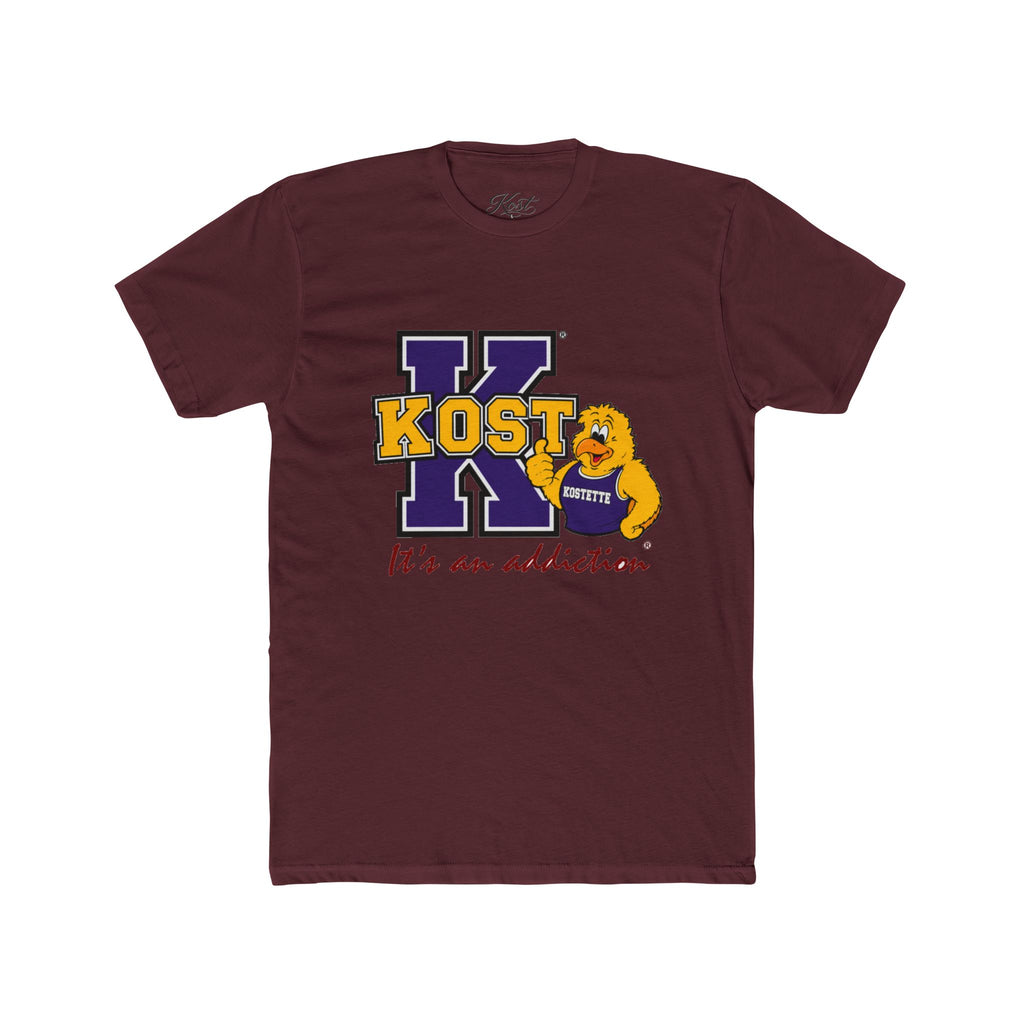 Kost University Bear Crew Tee — "It’s an Addiction" College Spirit T-Shirt