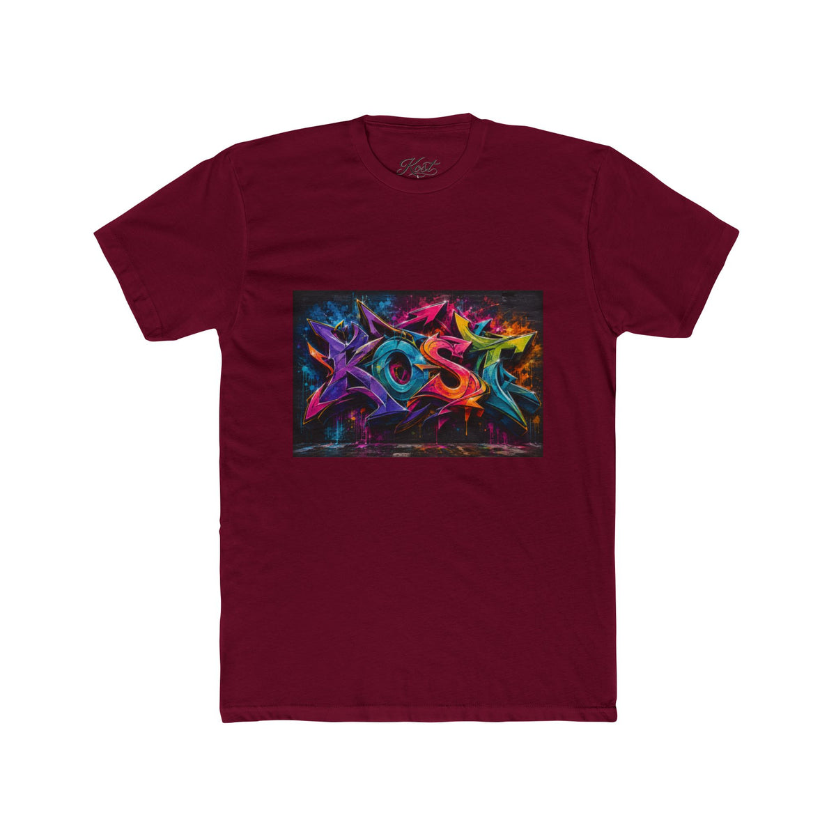Abstract Neon Graffiti Tee