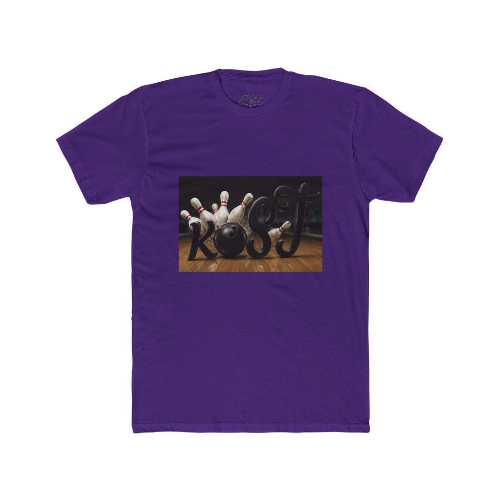 Bowling Strike T‑Shirt — Vintage Pins & Ball Graphic Tee for Bowlers