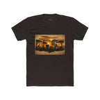 African Safari Sunset T-Shirt - Elephant & Acacia Silhouette Tee