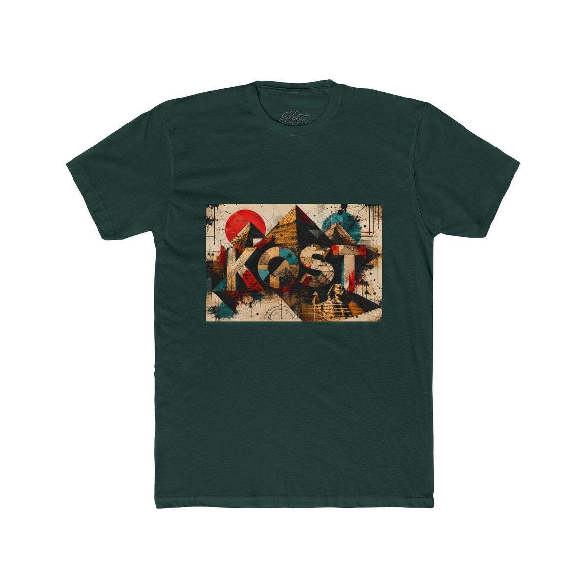 Retro Geometric 'Kast' Graphic Tee – Vintage Urban Streetwear