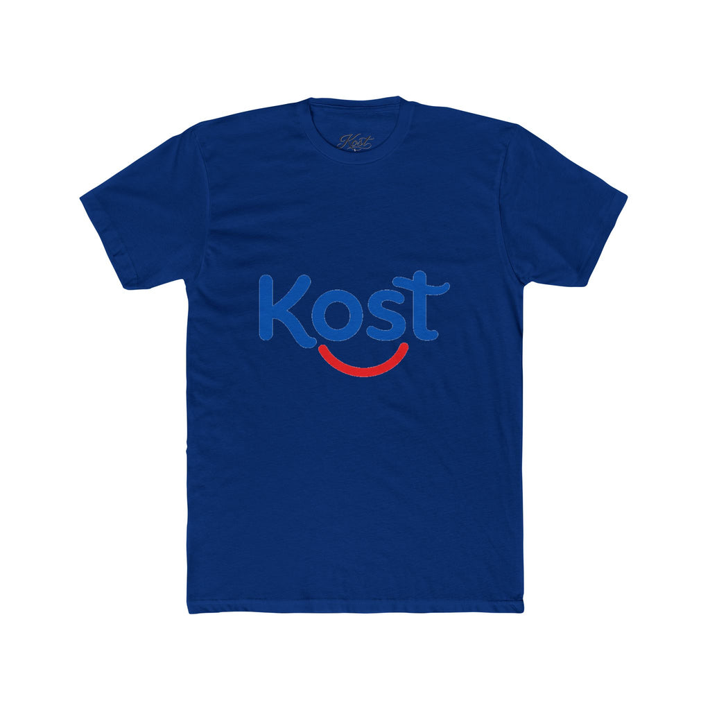 Kost Smile Logo Tee — Minimal Graphic Cotton Crew T-Shirt