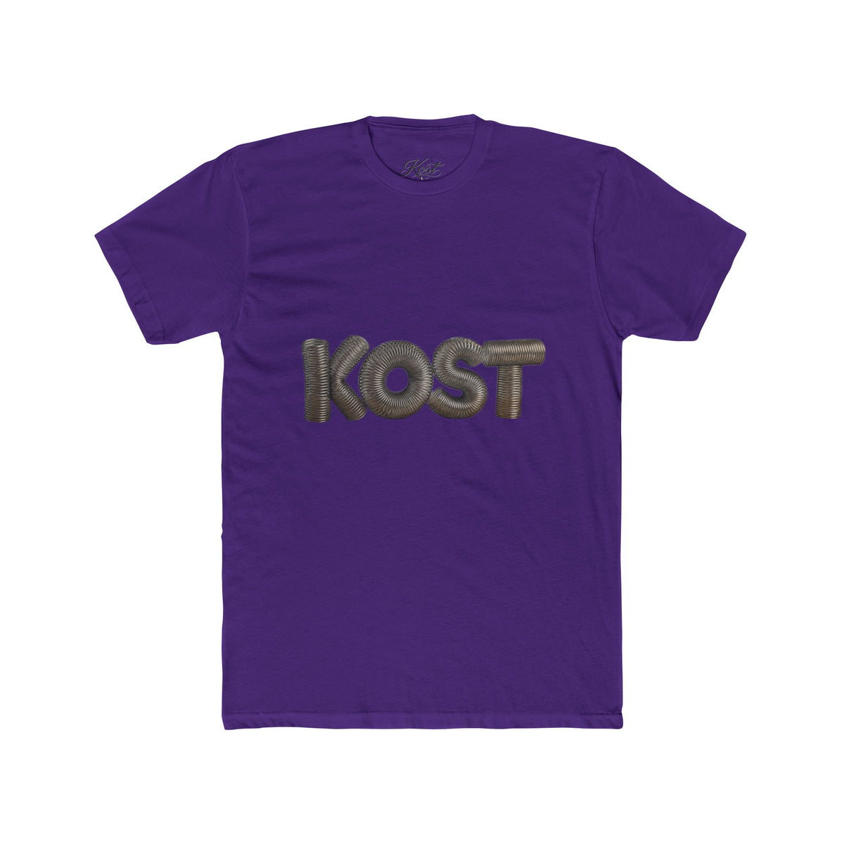 KOST Logo Tee — Retro 3D Lettering Cotton T‑Shirt