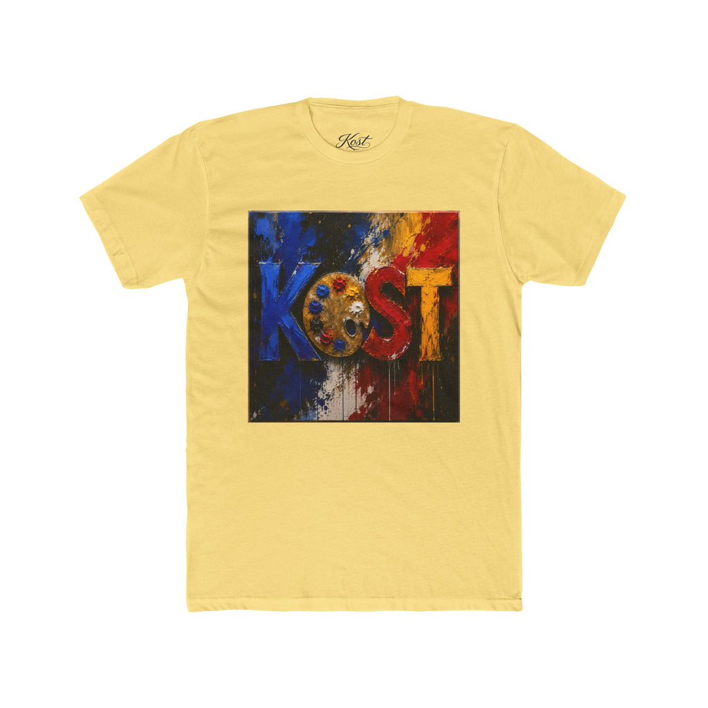 KOST Artist Palette Tee — Colorful Paint Splatter Graphic T-Shirt