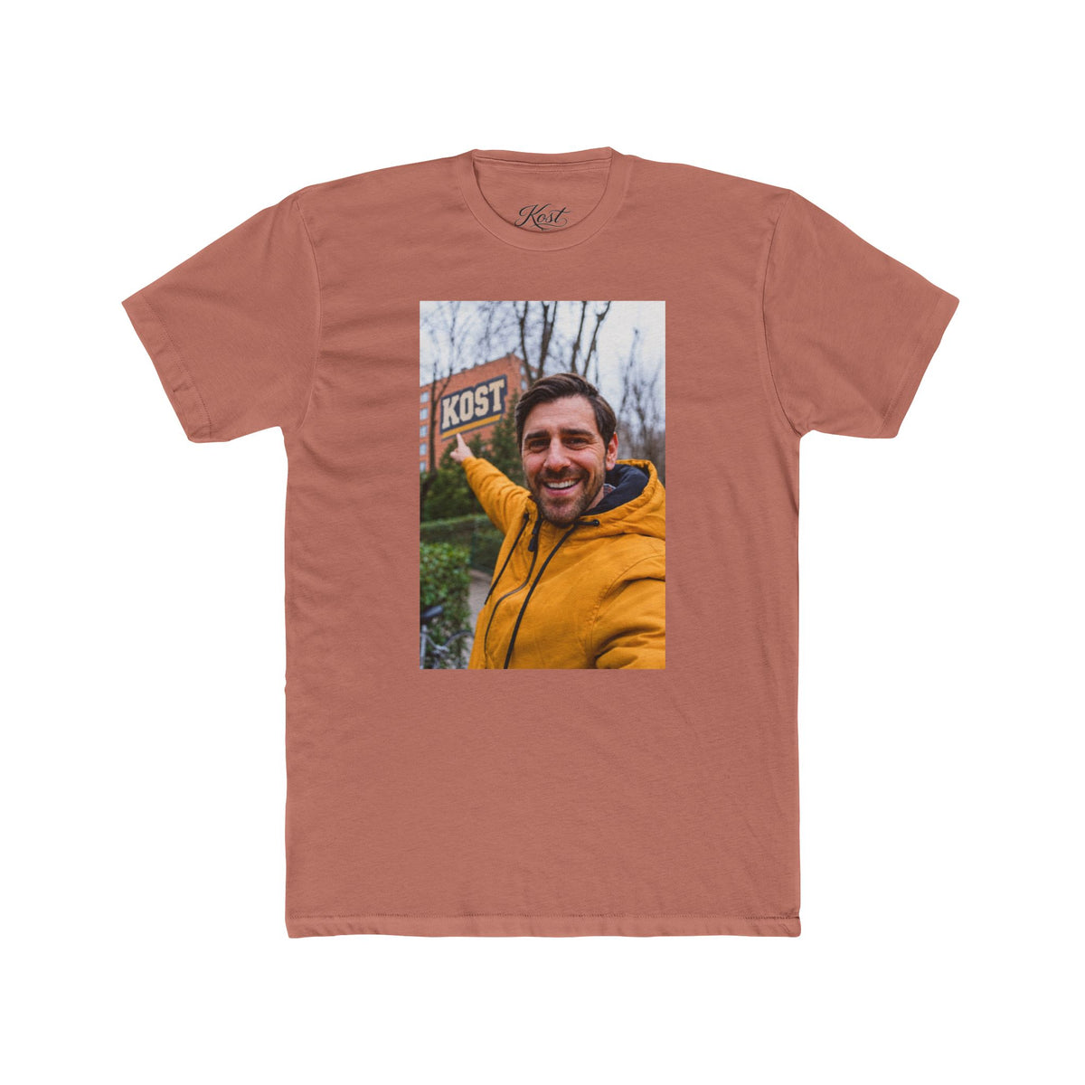 Personalized Photo Cotton Crew T-Shirt