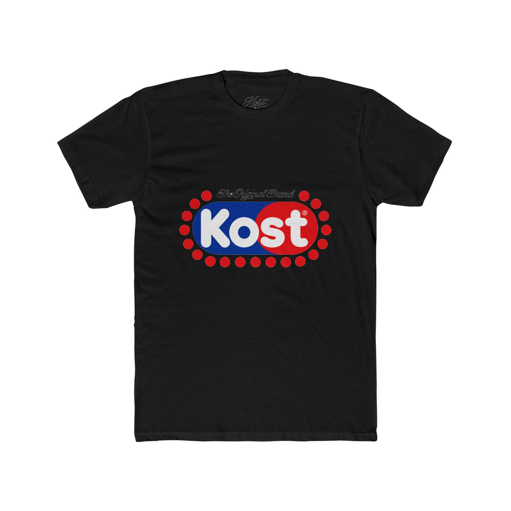 Kost Logo Tee — Retro Red & Blue Graphic T-Shirt
