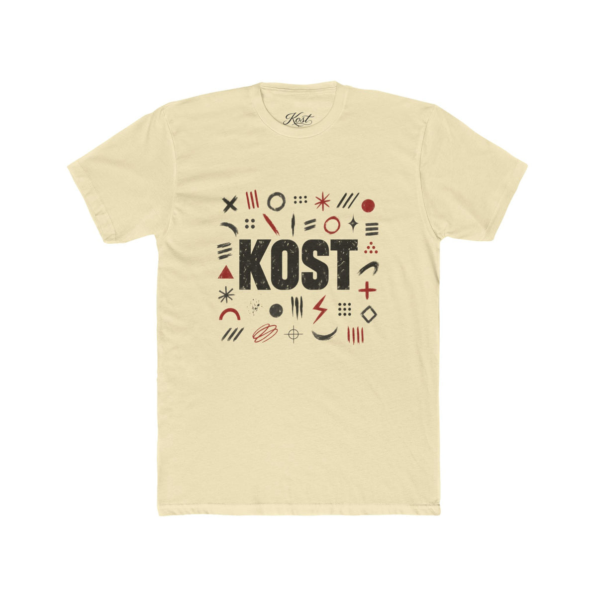 KOST Graphic Tee — Retro Geometric Logo T‑Shirt
