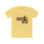 KOSTU Floral Cross Graphic T-Shirt