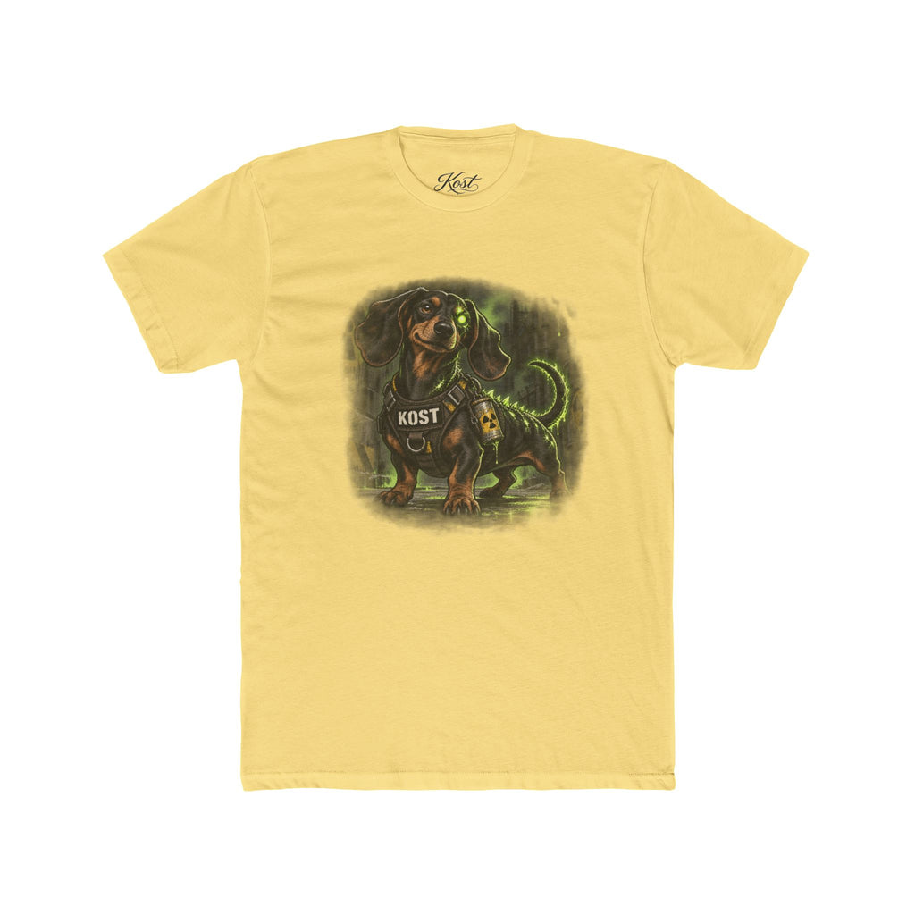 K9 Dachshund Guardian Tee — 'K9ST' Neon Dog Lover T-Shirt