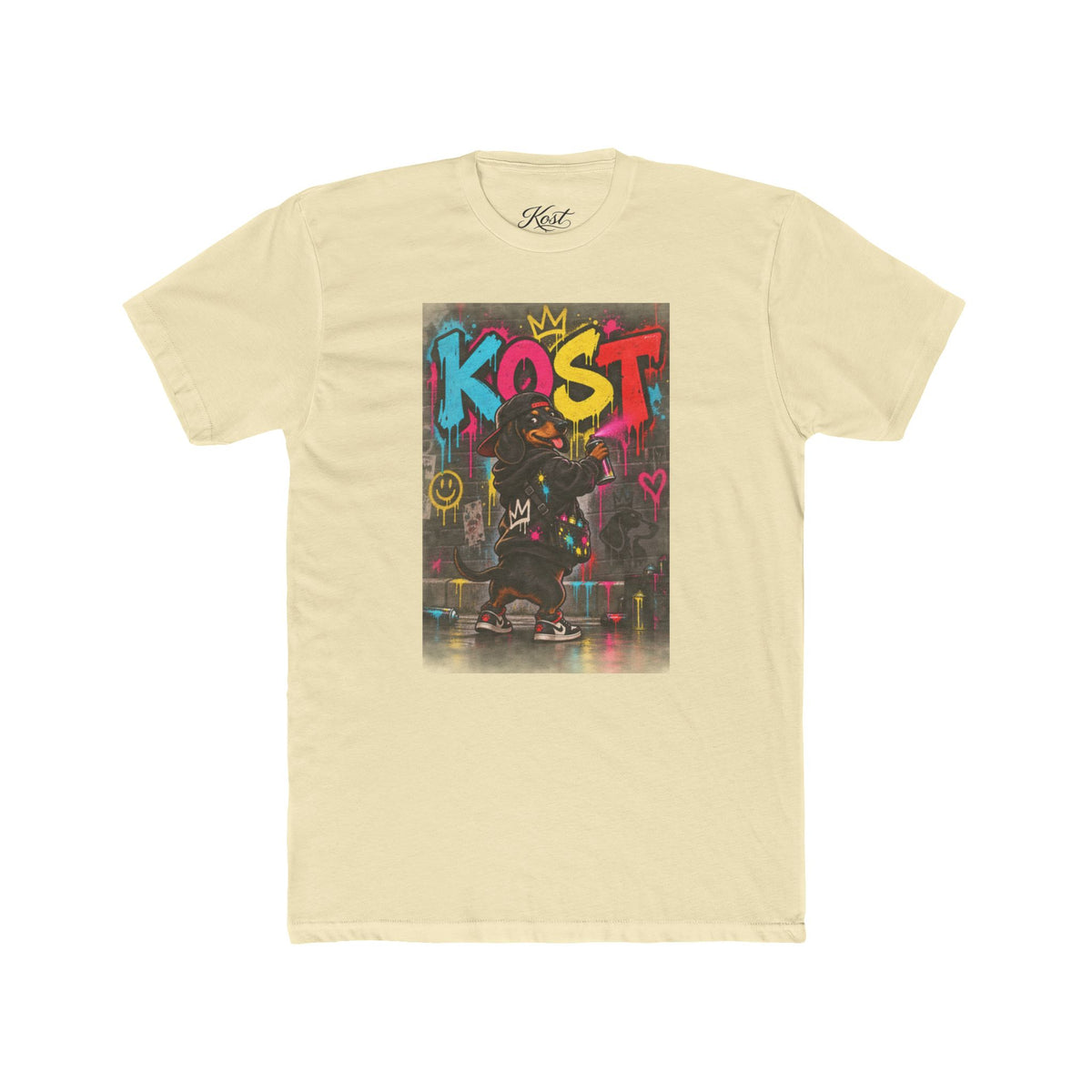 Graffiti Skate Tee — "Kost" Street Art Graphic T-Shirt
