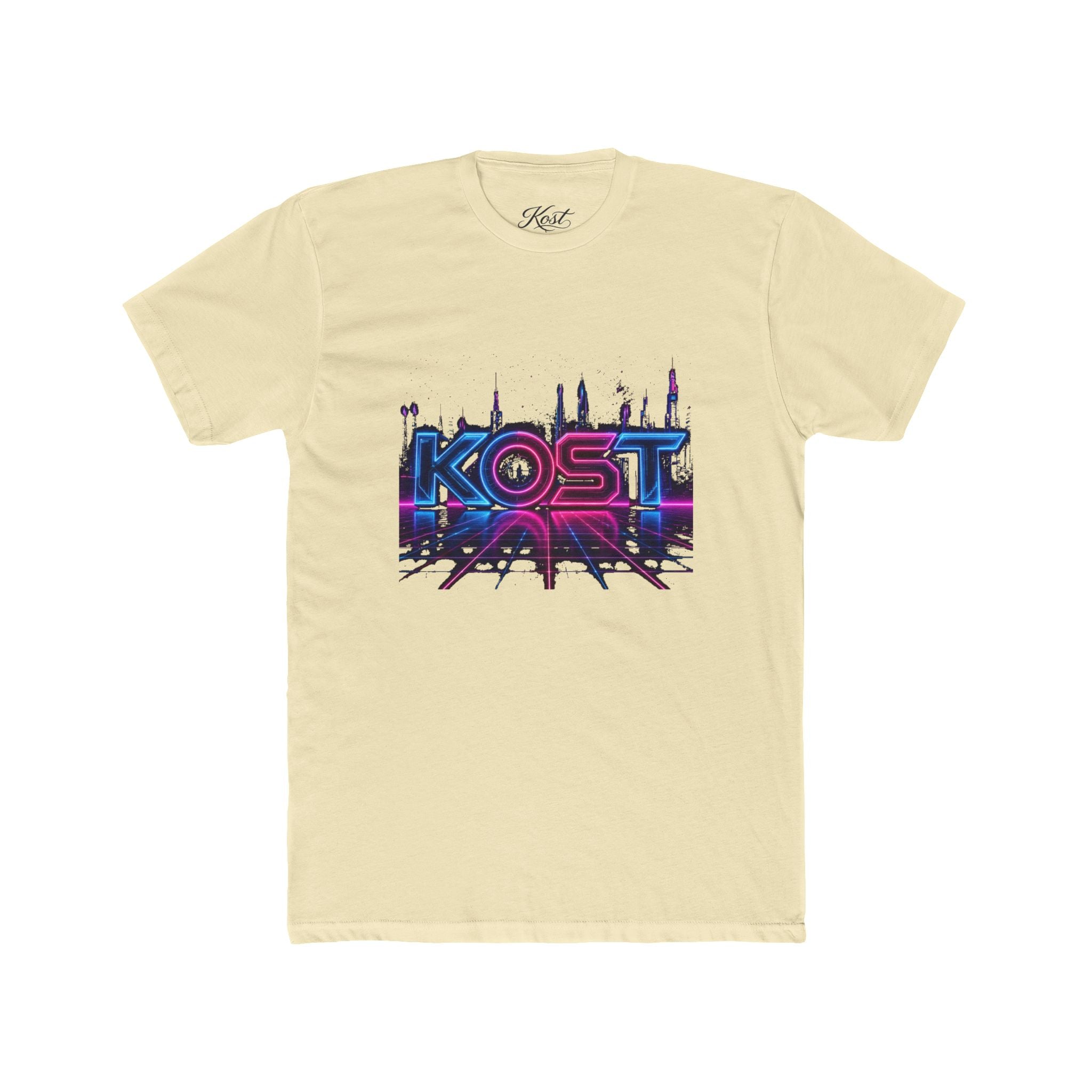 KOST Neon City Graphic Tee — Retro Synthwave Urban Streetwear
