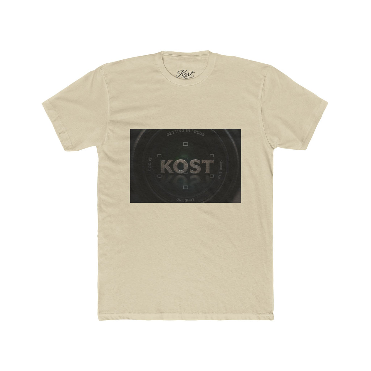 KOST Logo Tee — Minimalist Black Graphic Cotton T‑Shirt