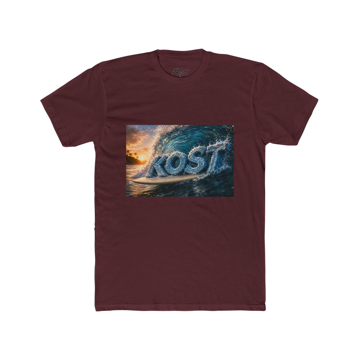 Kost Ocean Wave Graphic Tee — Sunset Surf Crew Shirt