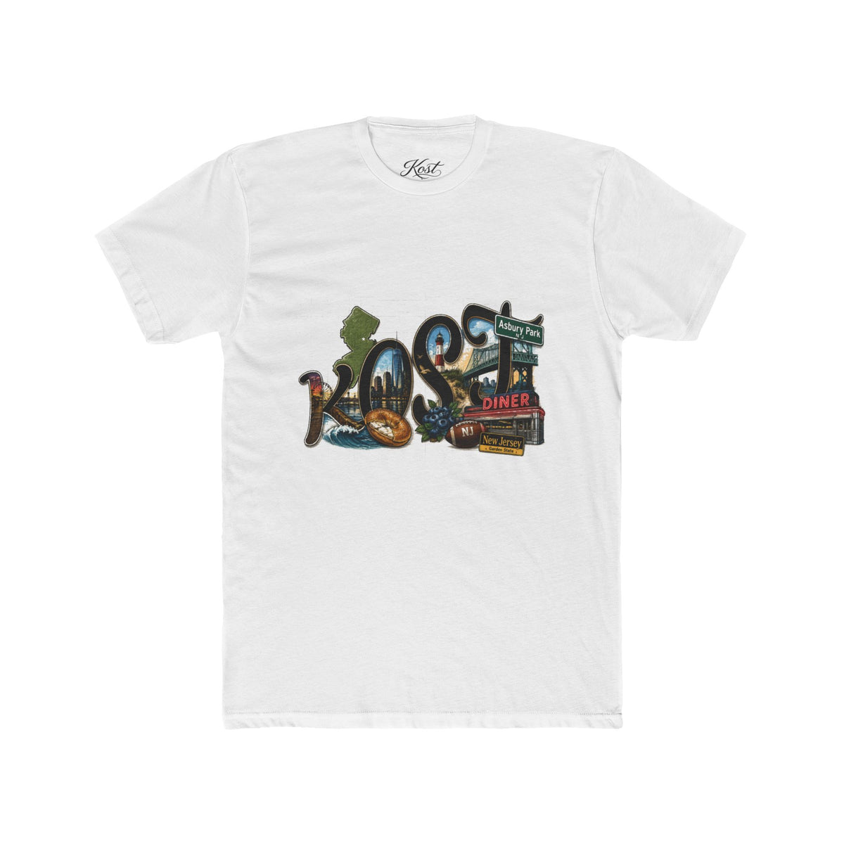 KOSO Retro Diner Graphic Tee – Vintage Roadside Signage T-Shirt