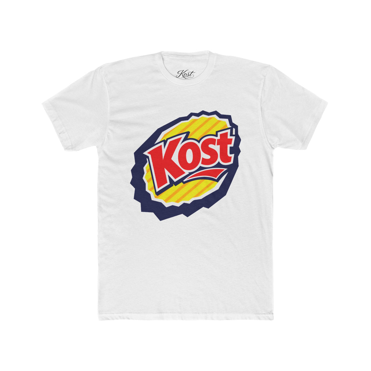 Kost Logo Crew T-Shirt — Retro Snack Brand Graphic Tee