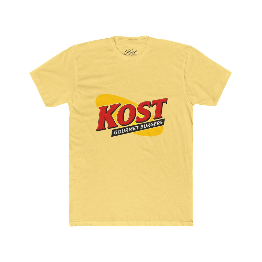 Burger Logo T‑Shirt — "KOST Gourmet Burgers" Retro Crew Tee