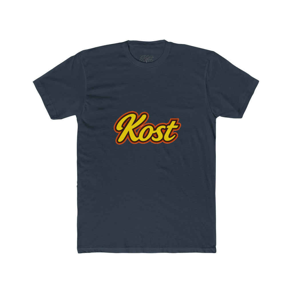 Kost Script T-Shirt — Retro Yellow & Red Logo Tee