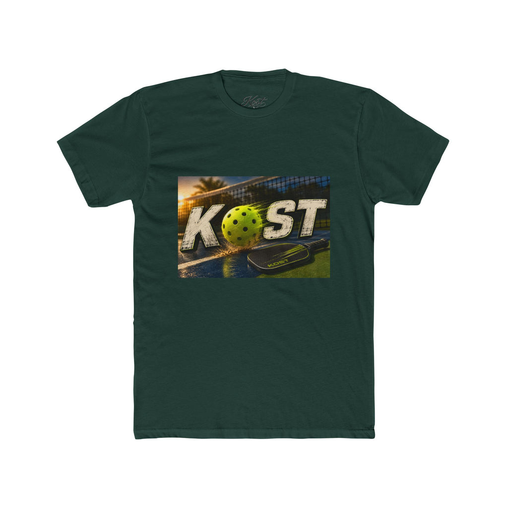 Pickleball Coast Graphic Tee — "COAST" Sunset Court Design