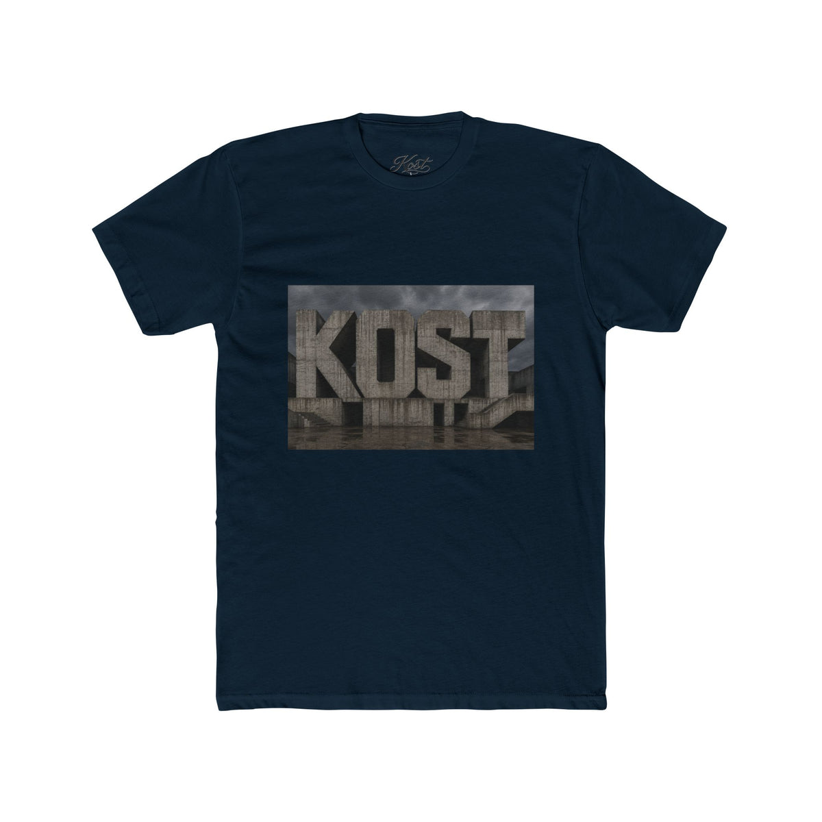 KOST Concrete Wall Graphic Tee — Urban Industrial Streetwear T-Shirt