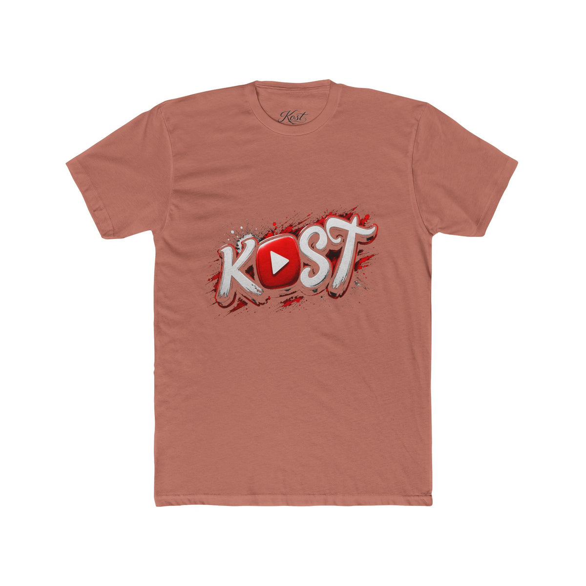 YouTuber 'Kost' Logo Tee — Graphic Streetwear Crewneck