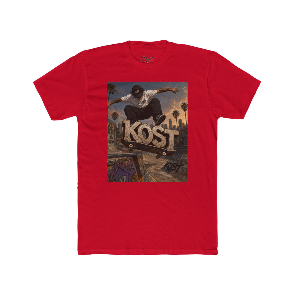 Skater KOST Graphic Tee — Urban Skateboard Crew Shirt