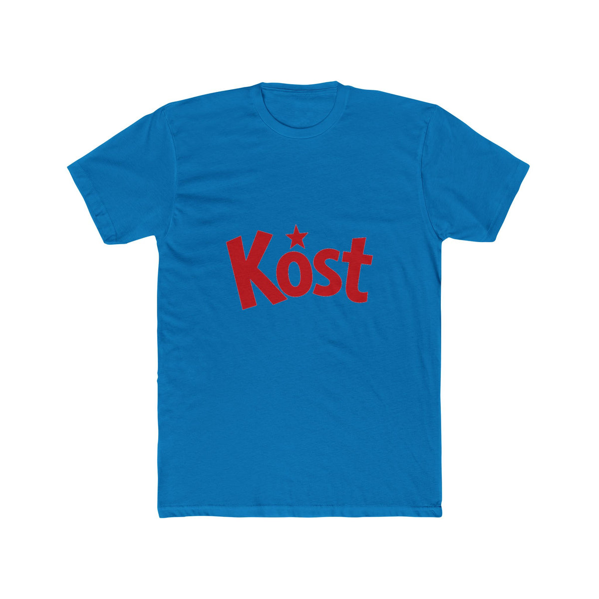 Kost Retro Script Tee — Bold Red Logo Shirt