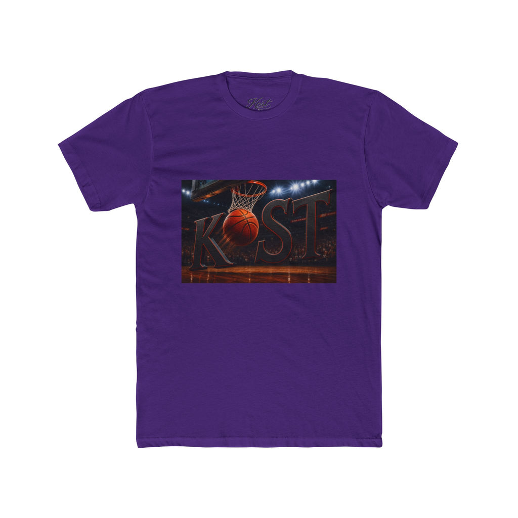 Basketball Hoop Graphic Tee — "Kobe" Dunk Design