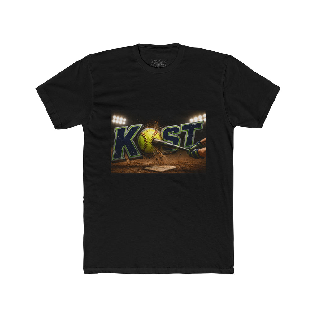 Baseball Stadium Graphic Tee — "Kast" Night Game Design