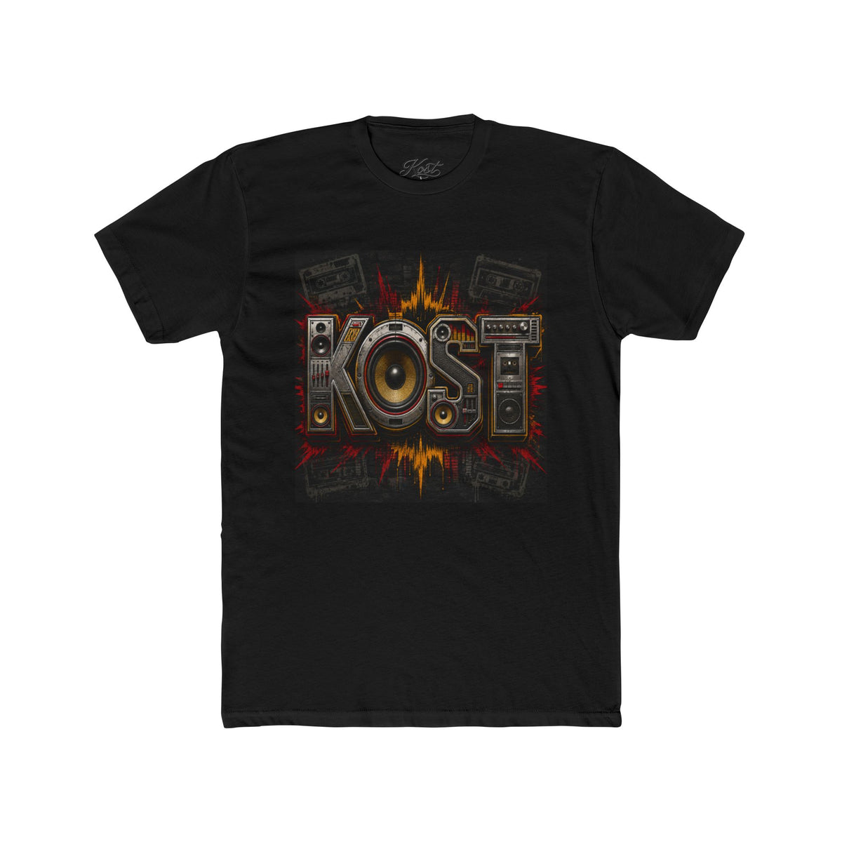 KOST DJ Speaker Tee — Vintage Boombox Music T‑Shirt