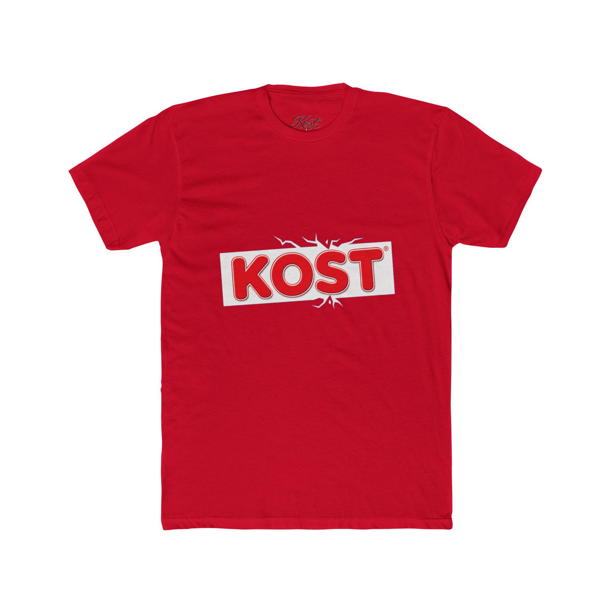KOST Logo Tee — Vintage Red Logo Graphic T-Shirt