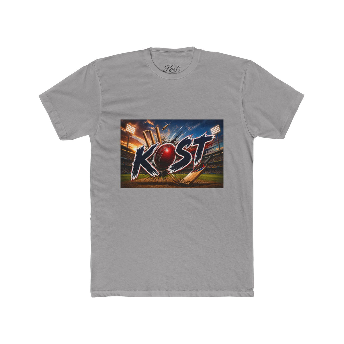 KØST Football Graphic Tee — Retro Stadium Logo Crewneck