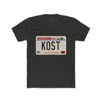 Wisconsin License Plate 'KOST' T‑Shirt — Retro America’s Dairyland Tee