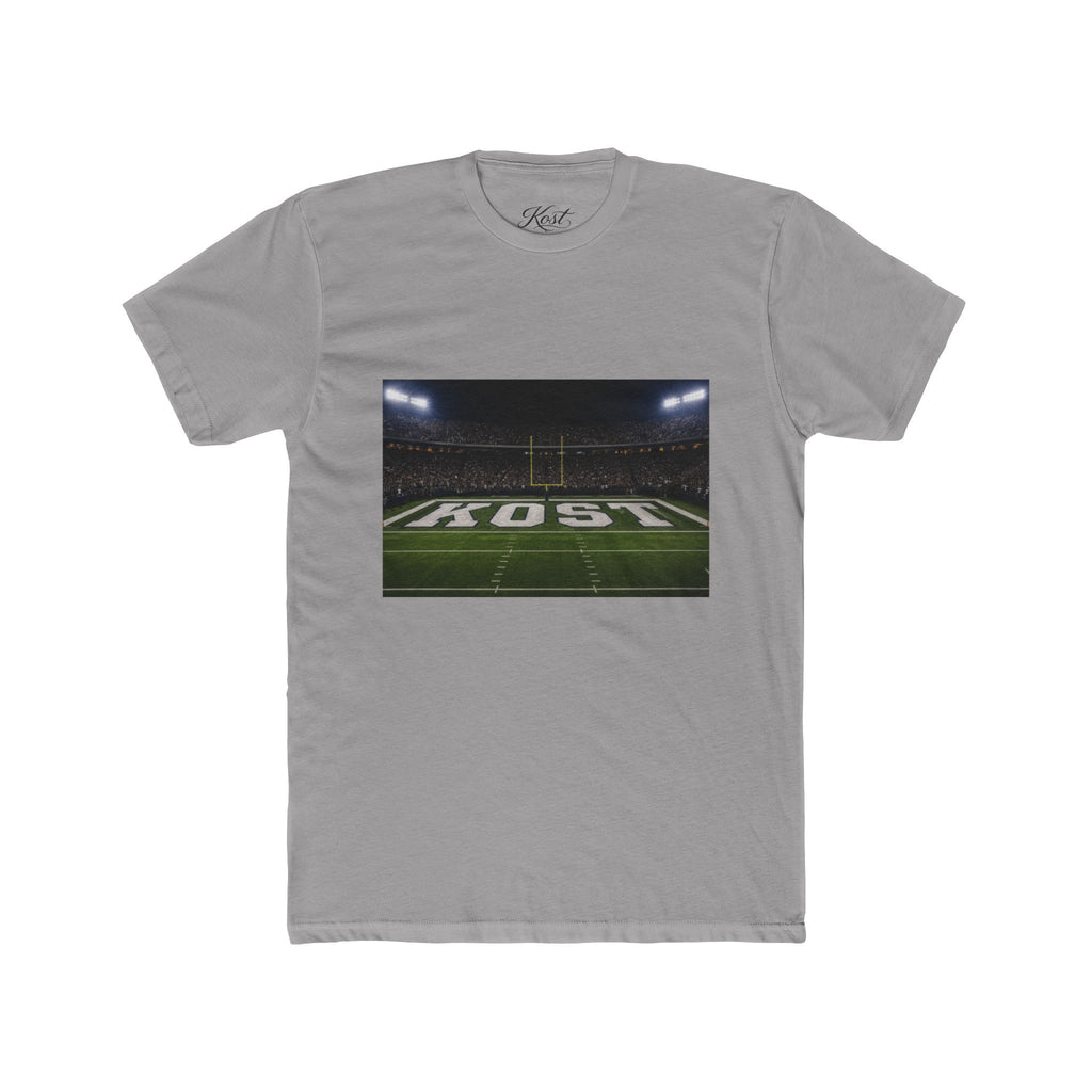 Football Stadium Field Photo Tee — 'KOST' Endzone Graphic