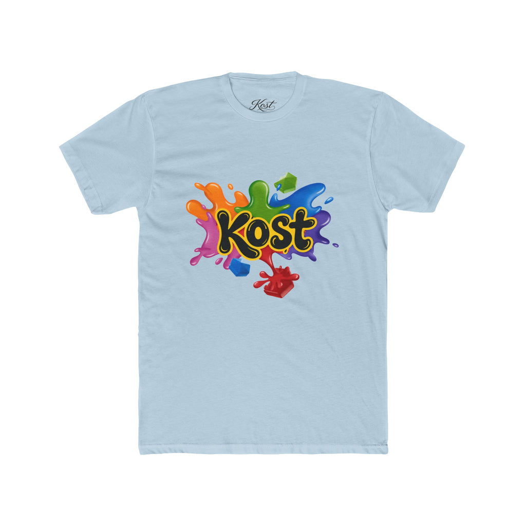 Kost Rainbow Paint Splash Tee — Colorful Graphic Cotton T-Shirt