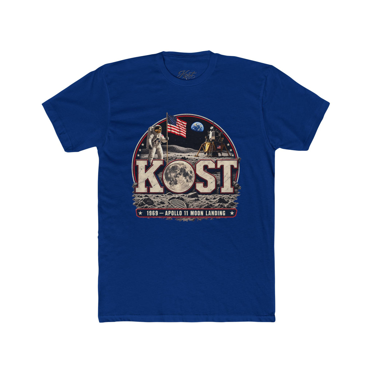 Apollo Moon Landing Tee — Vintage KOST NASA Graphic T-Shirt
