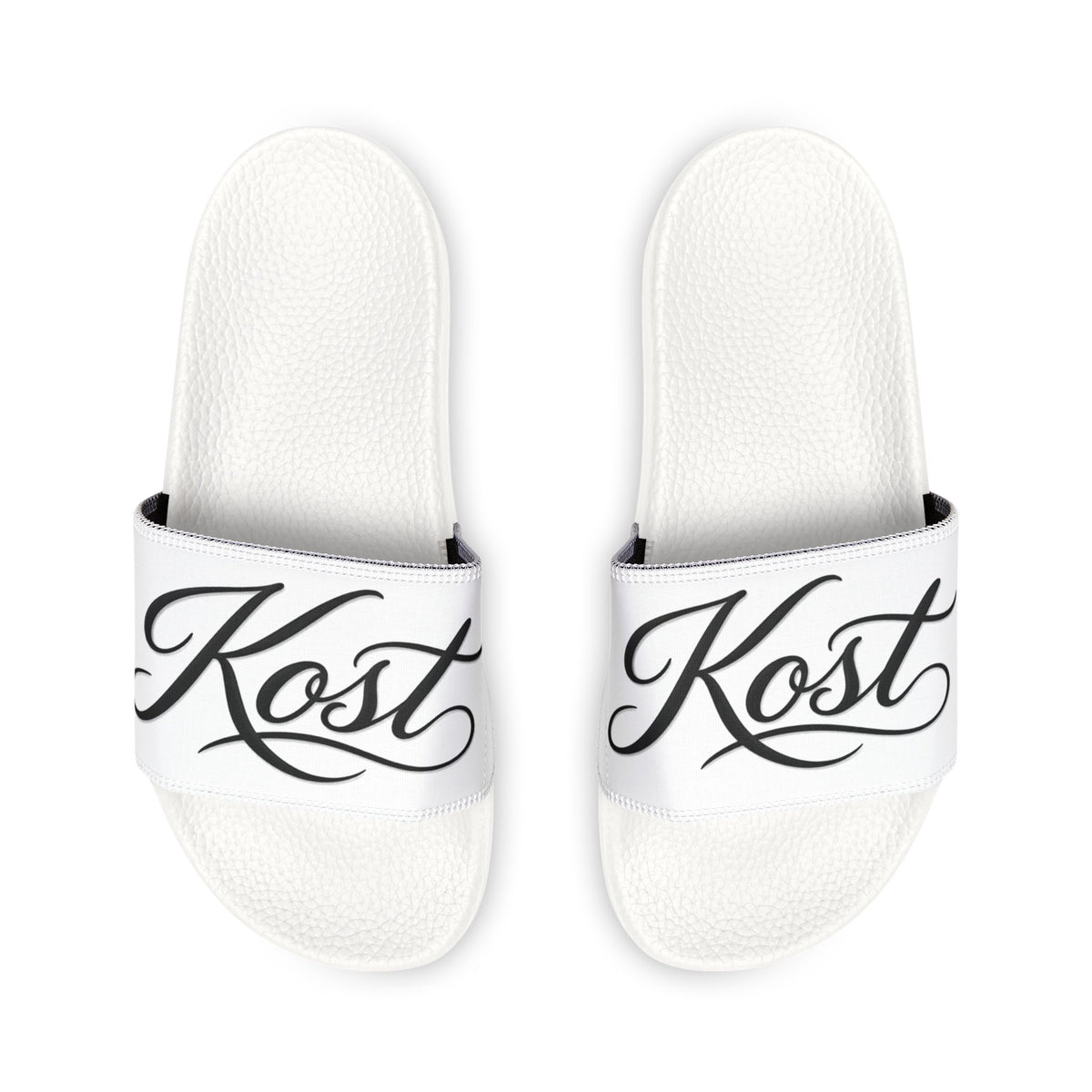 Men’s Removable-Strap Sandals with Custom Script Design