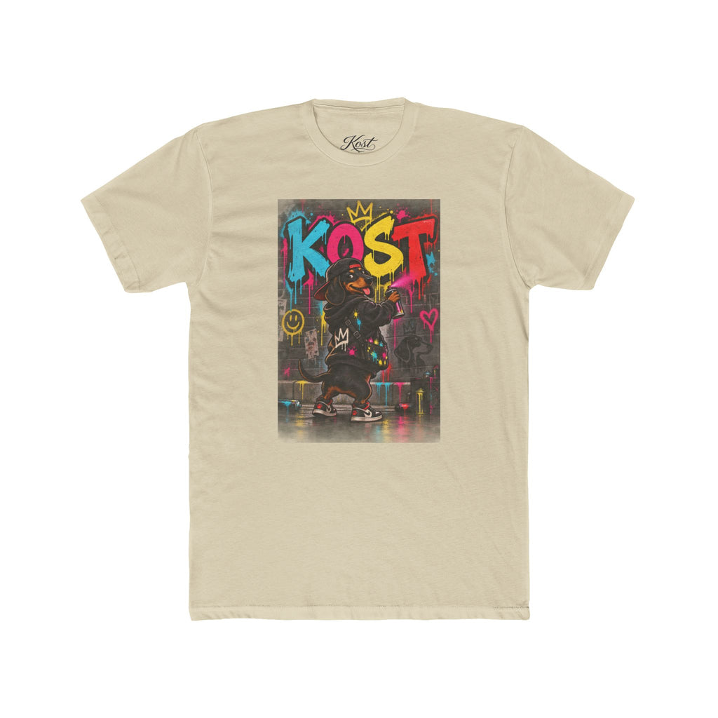 Graffiti Skate Tee — "Kost" Street Art Graphic T-Shirt