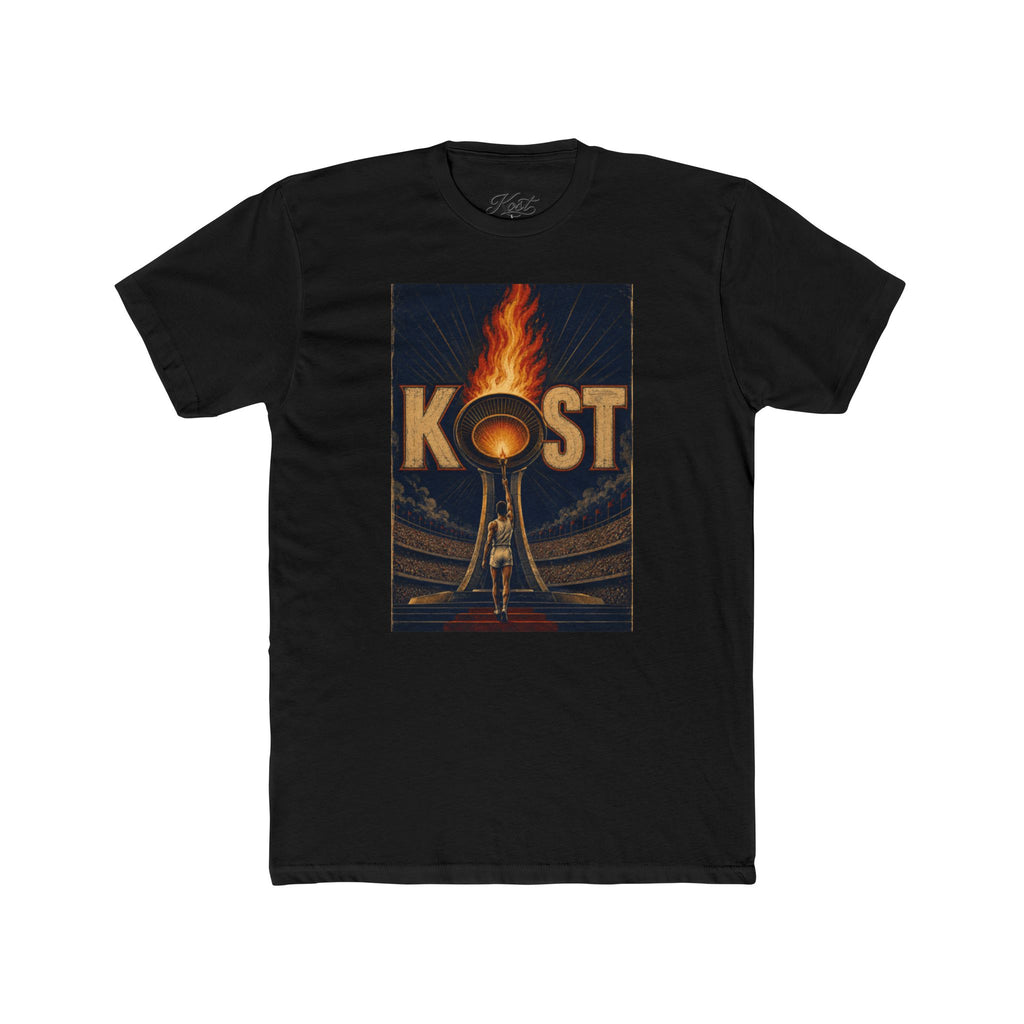 KOST Vintage Torch Tee — Retro Flame Graphic T-Shirt