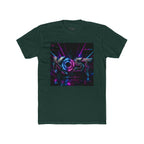 KOSY Neon Geometric Graphic T-Shirt