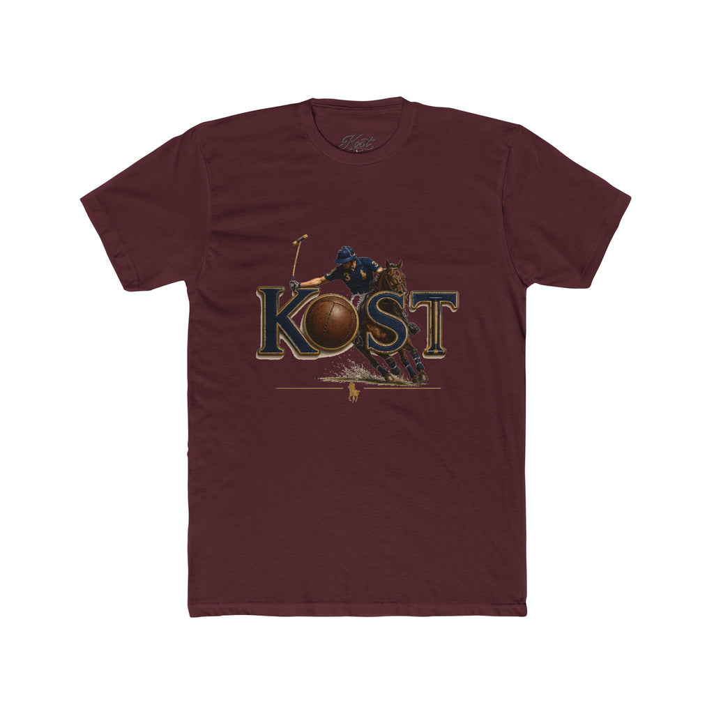 Polo Player 'KOST' Graphic Tee — Vintage Equestrian Polo Shirt