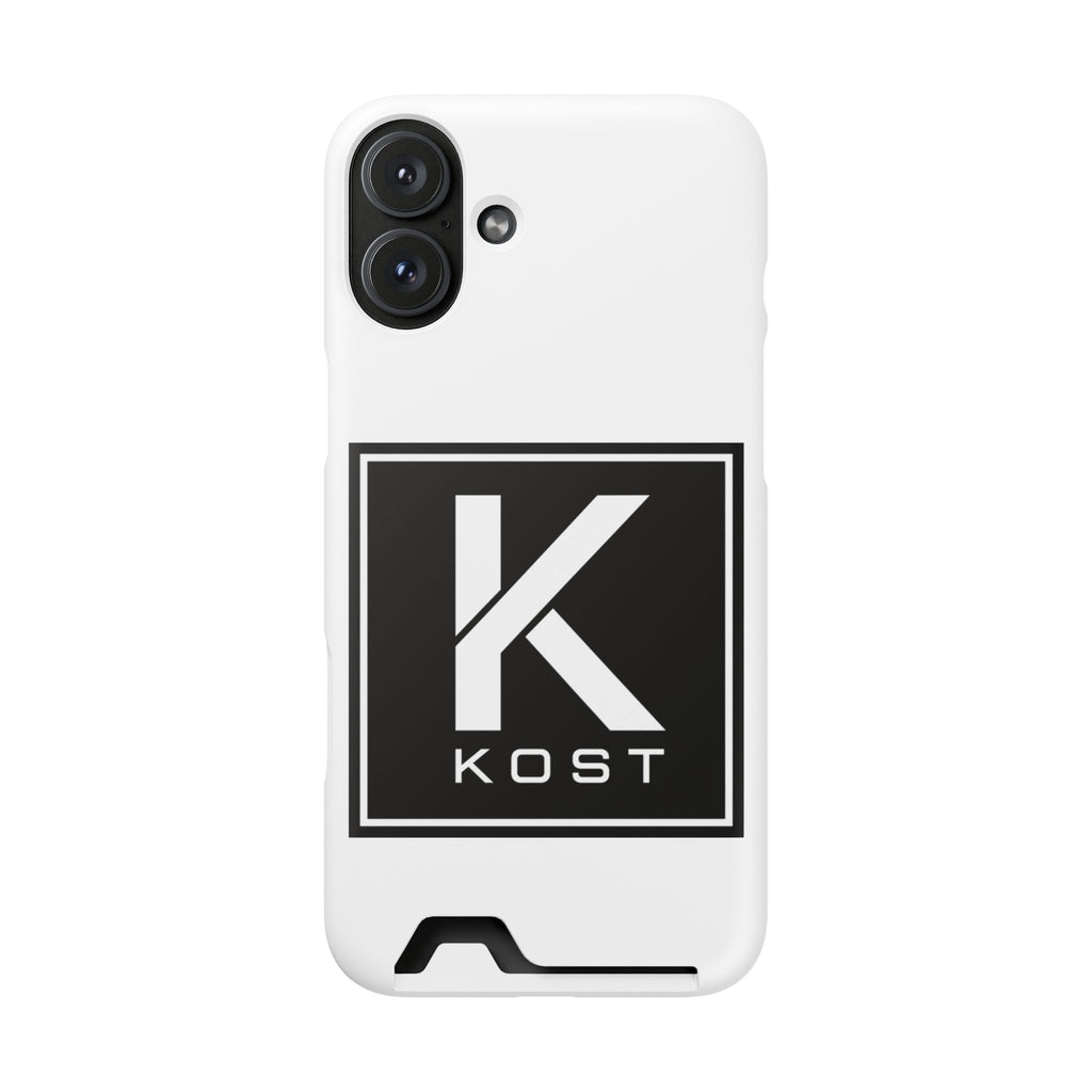 KOST Logo Phone Case with Card Holder