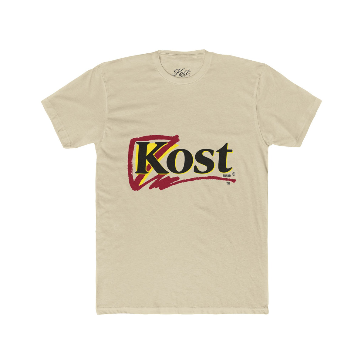 Kost Logo Graphic Tee - Vintage Script Logo T-Shirt