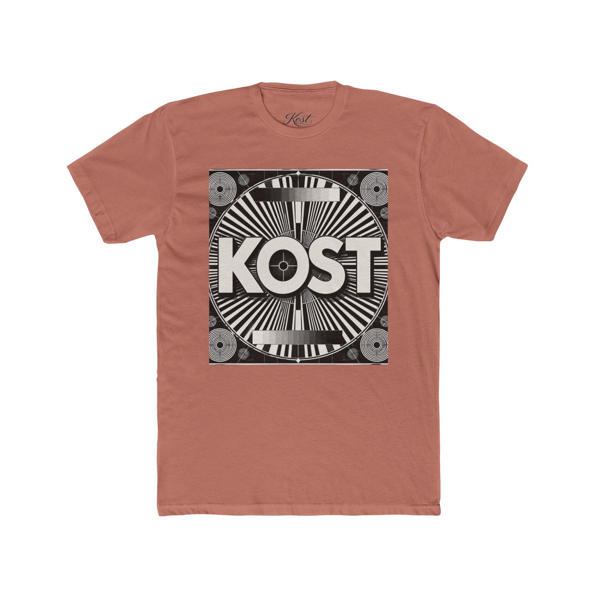 KOST Retro Test Pattern Tee — Vintage TV Signal Graphic T-Shirt