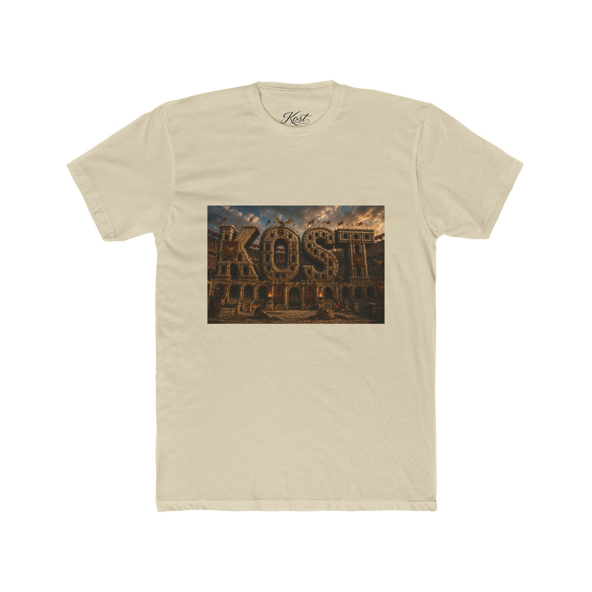 KOST Vintage Neon Sign Tee — Retro Urban Nightlife Graphic T-Shirt