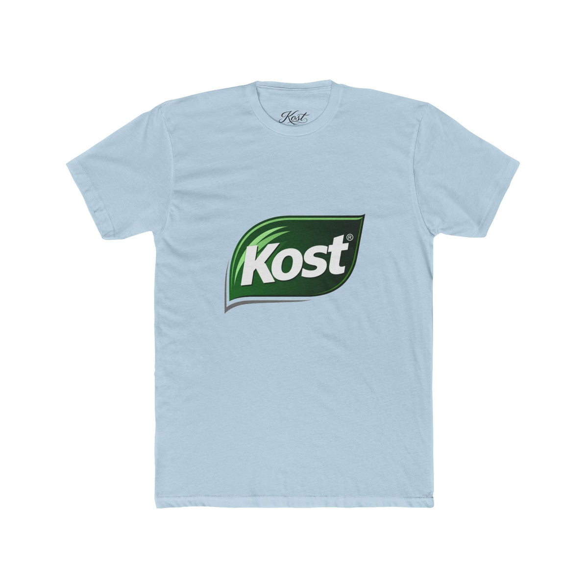Kost Leaf Logo T-Shirt — Casual Green Logo Tee