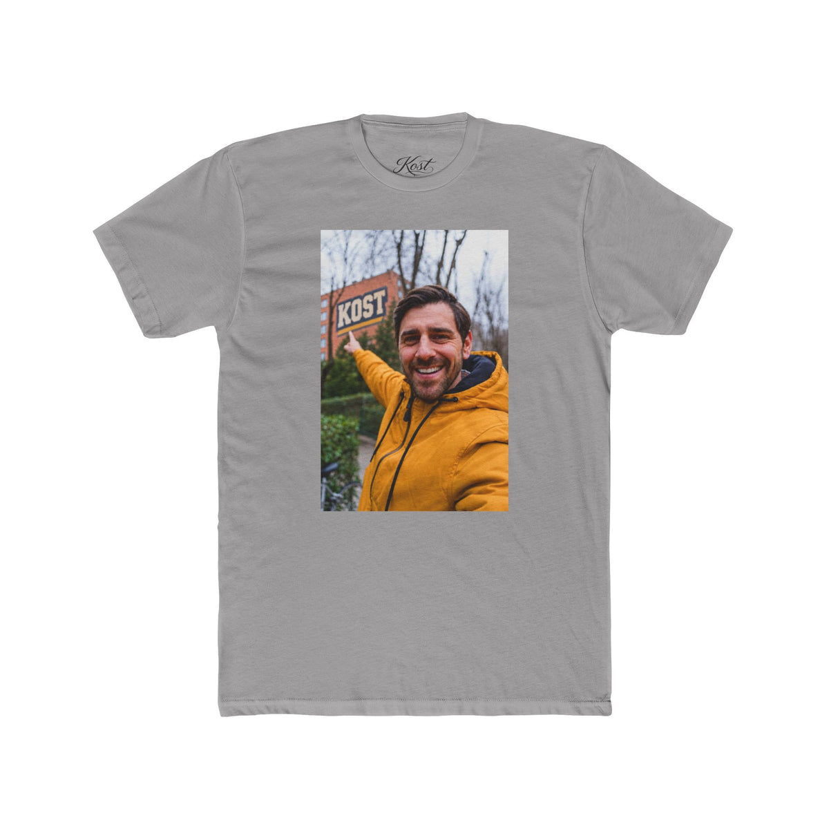 Personalized Photo Cotton Crew T-Shirt