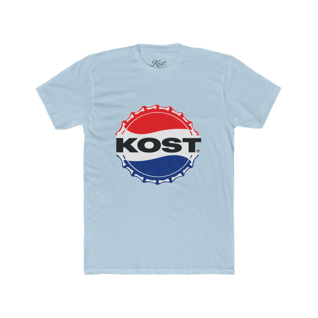 KOST Retro Bottle Cap Tee — Red, White & Blue Logo T-Shirt