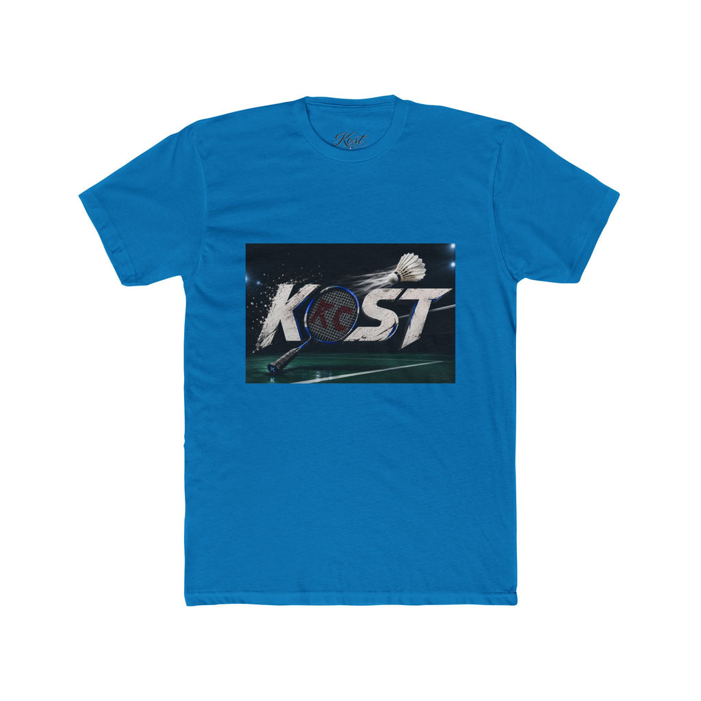 Kost Badminton Graphic Tee — Retro Shuttlecock Sports T‑Shirt