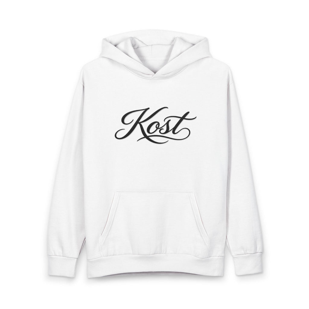 Kost Script Hoodie — Minimalist Script Pullover Hoodie