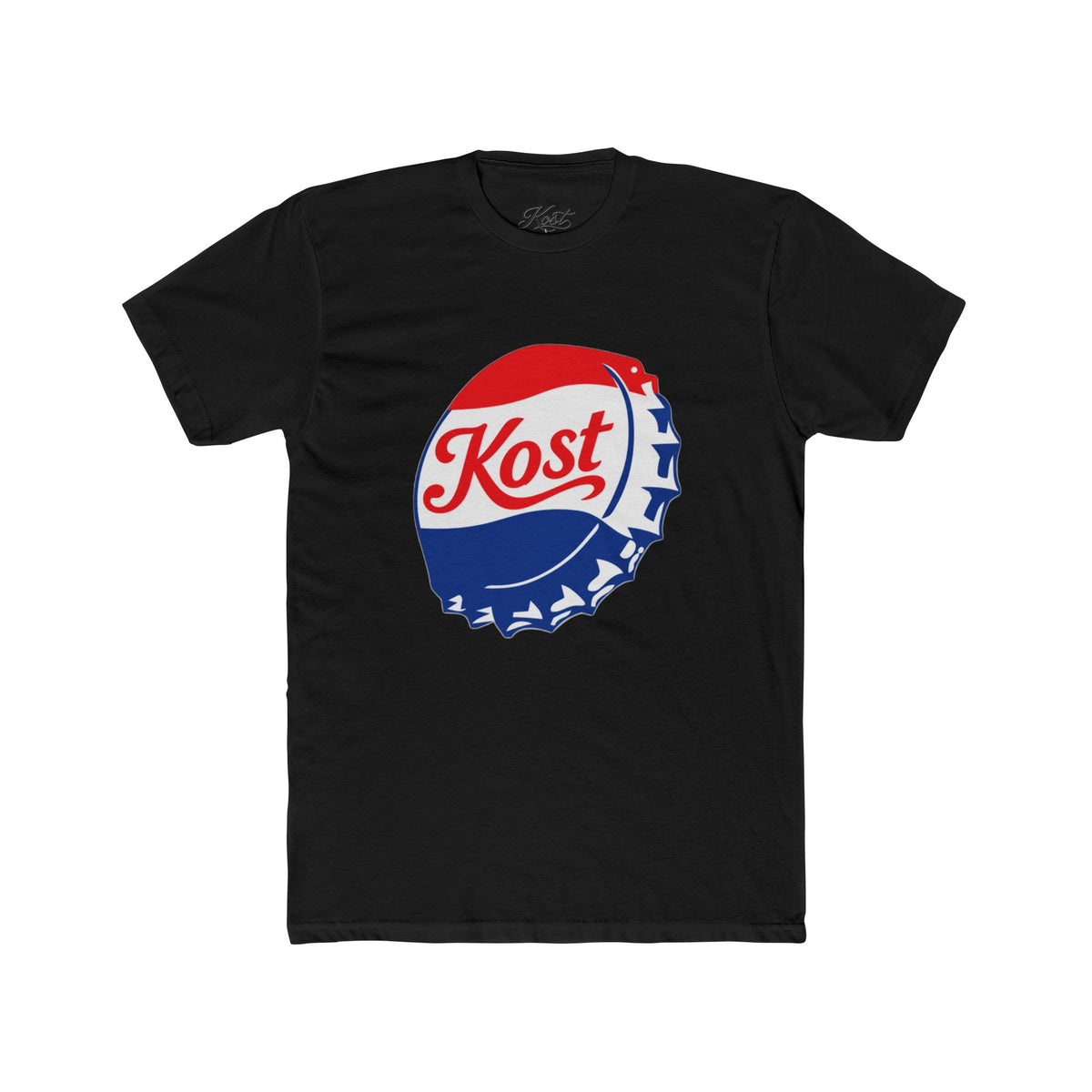 Retro 'Kost' Bottle Cap Tee - Vintage Soda Logo T-Shirt